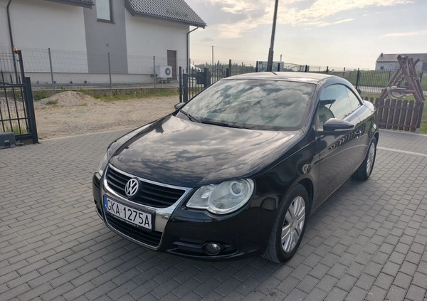 Volkswagen Eos cena 21999 przebieg: 213000, rok produkcji 2009 z Brzeziny małe 379